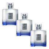 3 Perfume Bleu Glacial Men Lbel - mL a $520