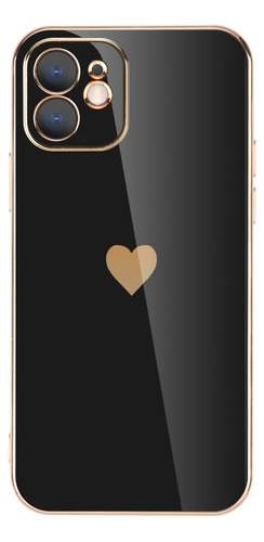 Capa Capinha Para iPhone De Coração Luxo