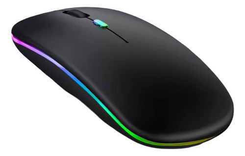 Mouse Inalambrico Recargable 2.4g Portatil Bluetooth Luz Led