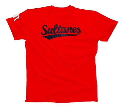 Playera Sultanes Cuello Redondo Color Roja