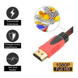 Cabo Hdmi 30m 2.0 19 Pinos Ethernet 3d 10 Metros 4k Full Hd