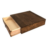 Caja De Almacenamiento De Madera Rectangular, Cajas Fuertes