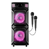 Caixa De Som Ampl. Philco Pcx15000 Exbass 1500w - 2 Mic