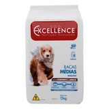 Ração Cão Adulto Médio Cordeiro E Arroz 15kg Dog Excellence