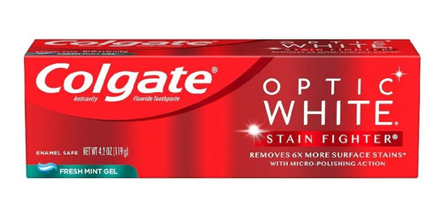 Colgate Optic White Quita Manchas Stainfighter 170grs.
