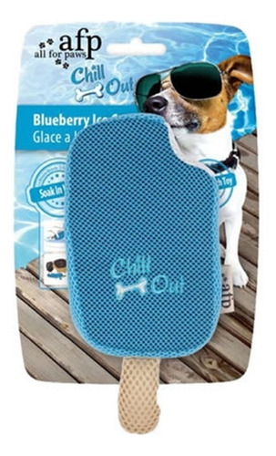 Helado Arándano Hidratación Afp Juguete Verano Perros #8234 Color Azul
