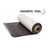 Imán Flexible Grozor 4mm Con Vinil Blanco Clarent 30mt X60cm