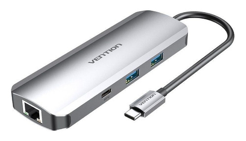 Hub Multipuerto 9 En 1 Usb-c 3.1 Hdmi Rj45 Usb 3.0 Vention