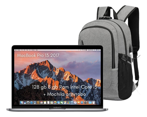 Macbook Pro 13  2017 128 Gb 8 Gb Ram Intel Core I5 Gris