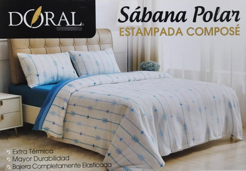 Sabana Polar 2 Plazas Composé Doral Envio Full