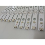 Kit 5 Tiras Dobles De 5 Leds Sansui Modelo Smx55n1unf Nuevos