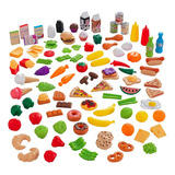 Juego De Comidita Comida Niños 115 Pzas Kidkraft Color Multicolor