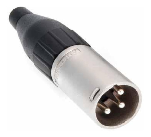 20 - Plug Xlr Macho Amphenol Conector Canon Ac3mm