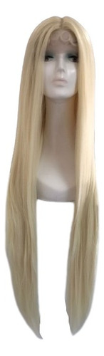 Peruca Front Lace Lisa Ombre Cinza Repartição Livre 70cm+wig