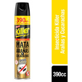 Insecticida Mata Arañas Y Cucarachas Killer 390cc