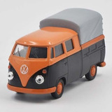 Volkswagen Combi Doble Cabina Carga Nar/negro - Escala 1:38