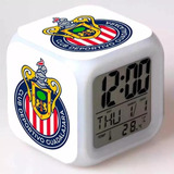 Reloj Despertador Chivas Rayadas Del Guadalaja Fútbol 