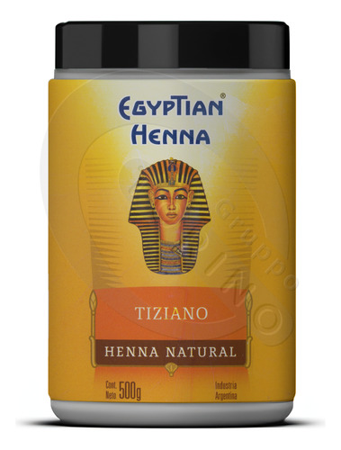 Egyptian Henna X 500 Gr Tono Tiziano