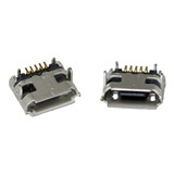 Conector Jack Micro Usb 5 Pin Circuito Impreso Smd X 4u Htec