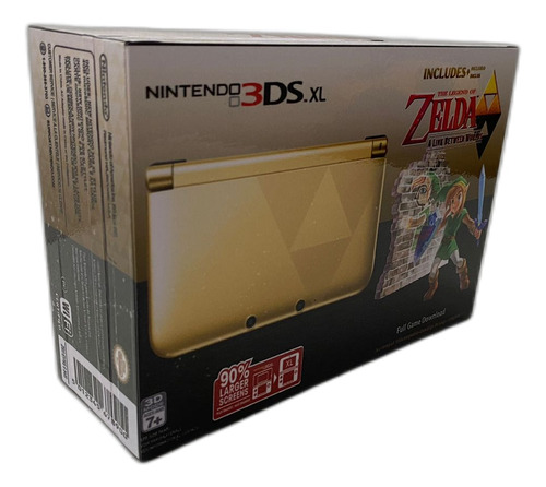Caixa Madeira Mdf Nintendo 3ds Xl Zelda Between Worlds