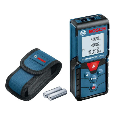 Medidor Láser Bosch Glm 40 Alcance 40m Con Estuche | Meses sin interés