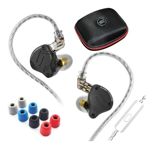 Audífonos Kz Zs10 Pro X Monitor In Ear Con Micro + Estuche