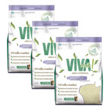 Kit 3 Areia Higiênica Limpeza Plena Viva Verde 4kg