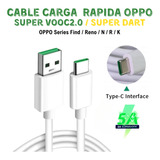 Cable Tipo C Oppo Carga Rapida Supervooc / Superdart 30w/ 50w/ 65w - 1.5 Metros