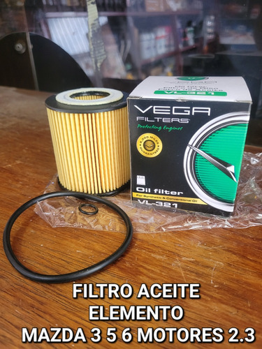 Filtro Aceite Elemento Mazda 6 5 Motor 2.3 Foto 2