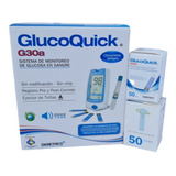 Glucometro Glucoquick G30a + 50 Tiras + 50 Lancetas