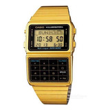 Relogio Casio Masculino Data Bank Dbc-611g 1df Dourado