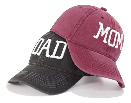 Gorra Mom And Dad Algodón Premium Ligera - Pareja