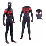 Spiderman Miles Morales Traje De Cosplay Medias Para Niños