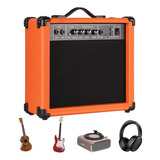 Amplificador Para Guitarra Y Bajo Electrico 15w Doble Canal