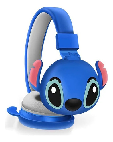 Fone Headphone Bluetooth Lilo Stitch Infantil Com Microfone