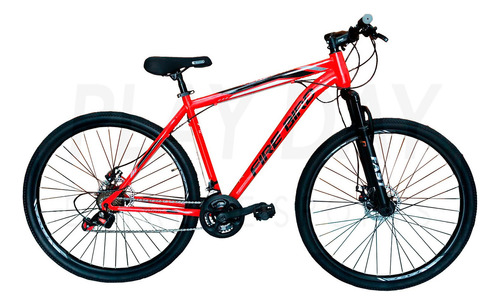 Bicicleta Mountain Mtb Firebird Rodado 29 21v Color Rojo Turbo Tamaño Del Cuadro M