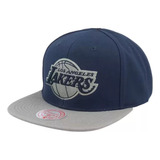 Gorra Mitchell & Ness  Angeles Lakers Azul-gris Dx21109