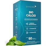 Bio Cálcio Marinho + Vitamina D3 + K2 - 60 Caps - Puravida