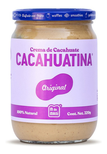 Cacahuatina Original - M De Maní. 100% Natural Frasco 320 Gr