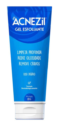 Gel Esfoliante De Limpeza Profunda Acnezil 80g