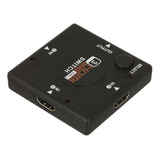 Switch Adaptador Hdmi 3x1 Hub 4 Portas Fhd 1080p Chaveador