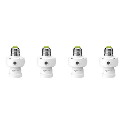 Kit 4 Pz Socket Blanco Con Fotocelda E26 | Envío gratis