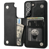 Funda Para Samsung Galaxy S22 - Negra, Tarjetero