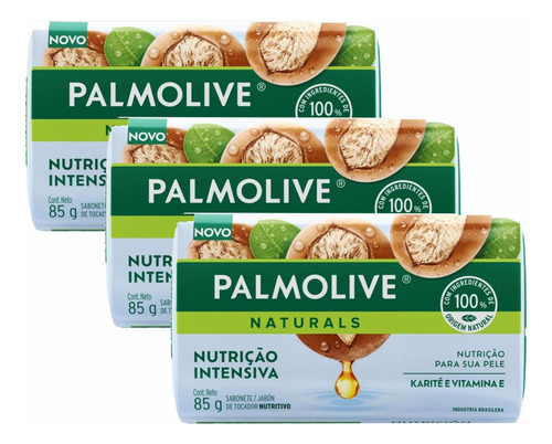 Sabonete Palmolive 85g Nutrição Intensiva Pack C/3 Wxz