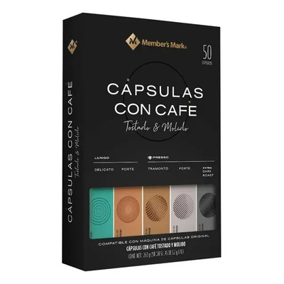 Cápsulas De Café Member's Mark Variedad De Sabores 50 Pzas 5