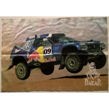 Poster En Tela Volkswagen Race Touareg Dakar