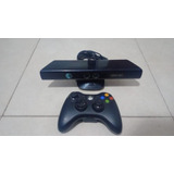 Mando Wireless Xbox 360 Black + Kinect Y 4 Juegos 