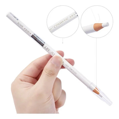 Lápiz Blanco Para Diseño Y Delineado Cejas Microblading 1pz | Meses sin interés