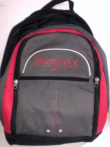 Mochila Reebok Unisex Sports Negro-gris-rojo 15  Notebook