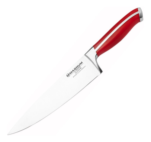 Cuchilla Chef 8 Magnum Boker Arbolito Hoja 20 Cms Rojo Mg523